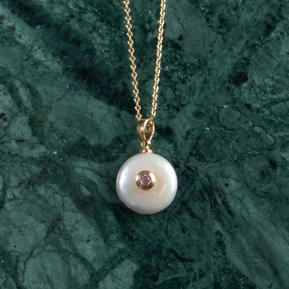 Etsy cheap pearl pendant