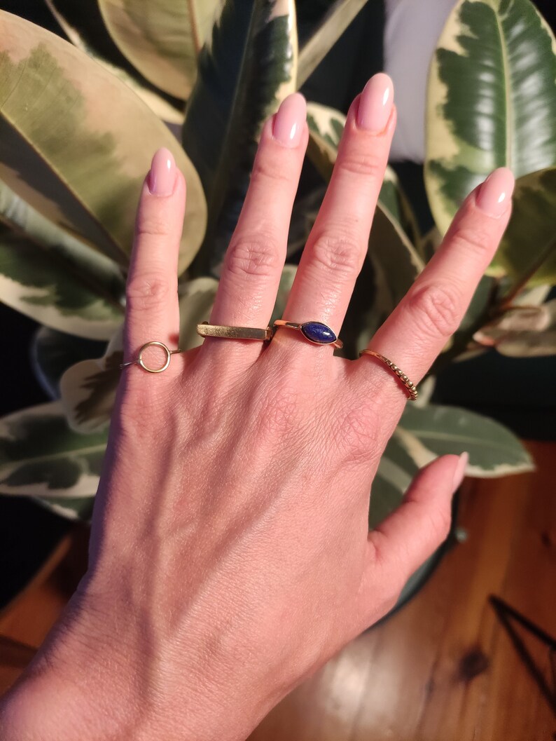 Fine Crown Ring With Brass Balls Handmade Etsy