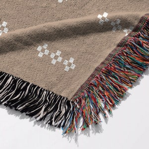Neutral Throw Blanket for Sofa Throw Luxury Gift for House Warming Gift For Mom Gift Beach Blanket for Picnic Blanket Beige Home Decor Throw