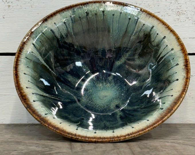 Handmade Pottery Bowl, Wheel Thrown Stoneware, Ceramic Bowl, Cereal ...