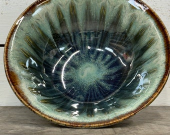 Handmade Pottery Bowl, Wheel Thrown Stoneware, Ceramic Bowl, Cereal ...
