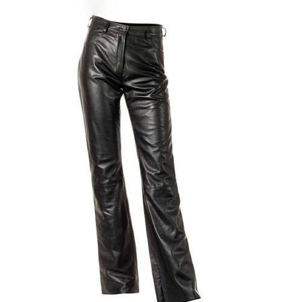 Leather Pants - Etsy UK