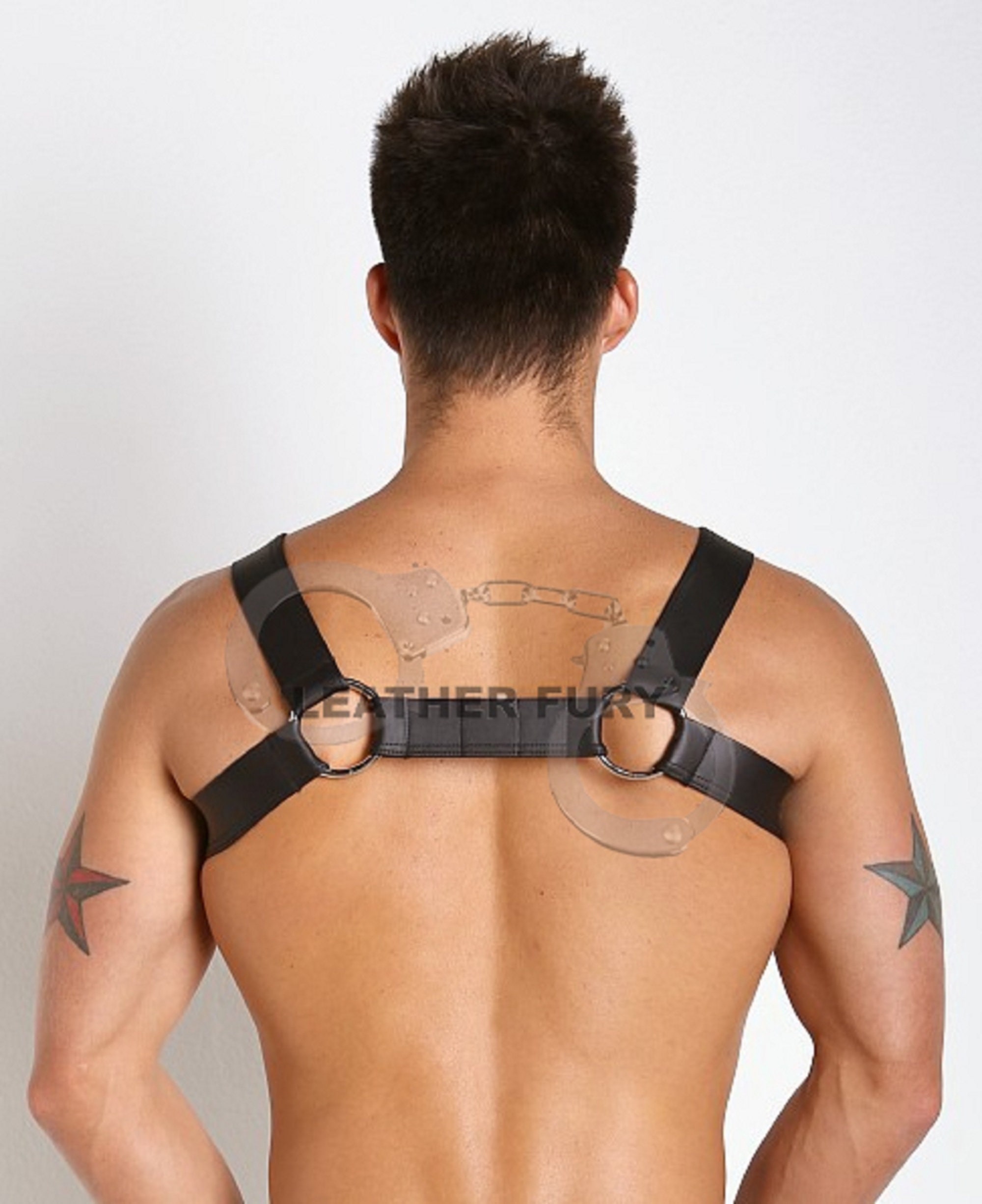 Men Genuine Faux Leather Metal Harness and Jockstrap - Etsy Canada