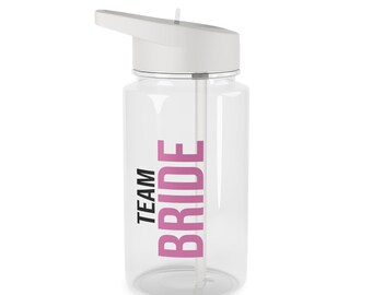 Team Bride Water Bottle - Hen do holiday accessories - Tritan Water Bottle
