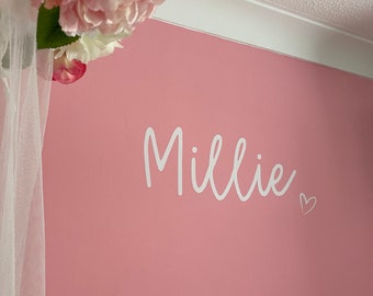 Personalised Name Wall Art Children Kid Removable Wall Stickers Wall Art Vinyl Playroom Bedroom