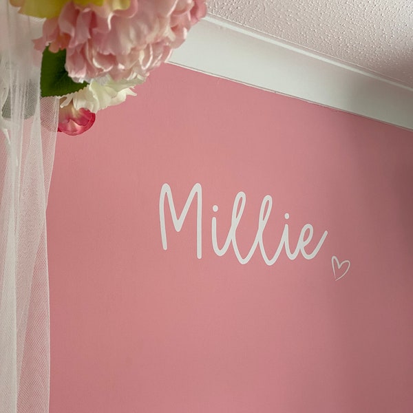 Personalised Name Wall Art Children Kid Removable Wall Stickers Wall Art Vinyl Playroom Bedroom