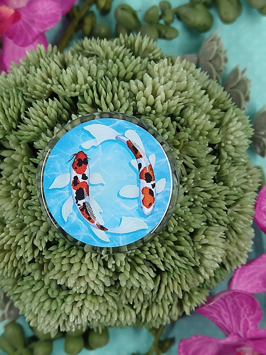 Koi Fish Pin, Gift for Koi Fish Lover, Koi Pond Decor, Koi Jewelry ...