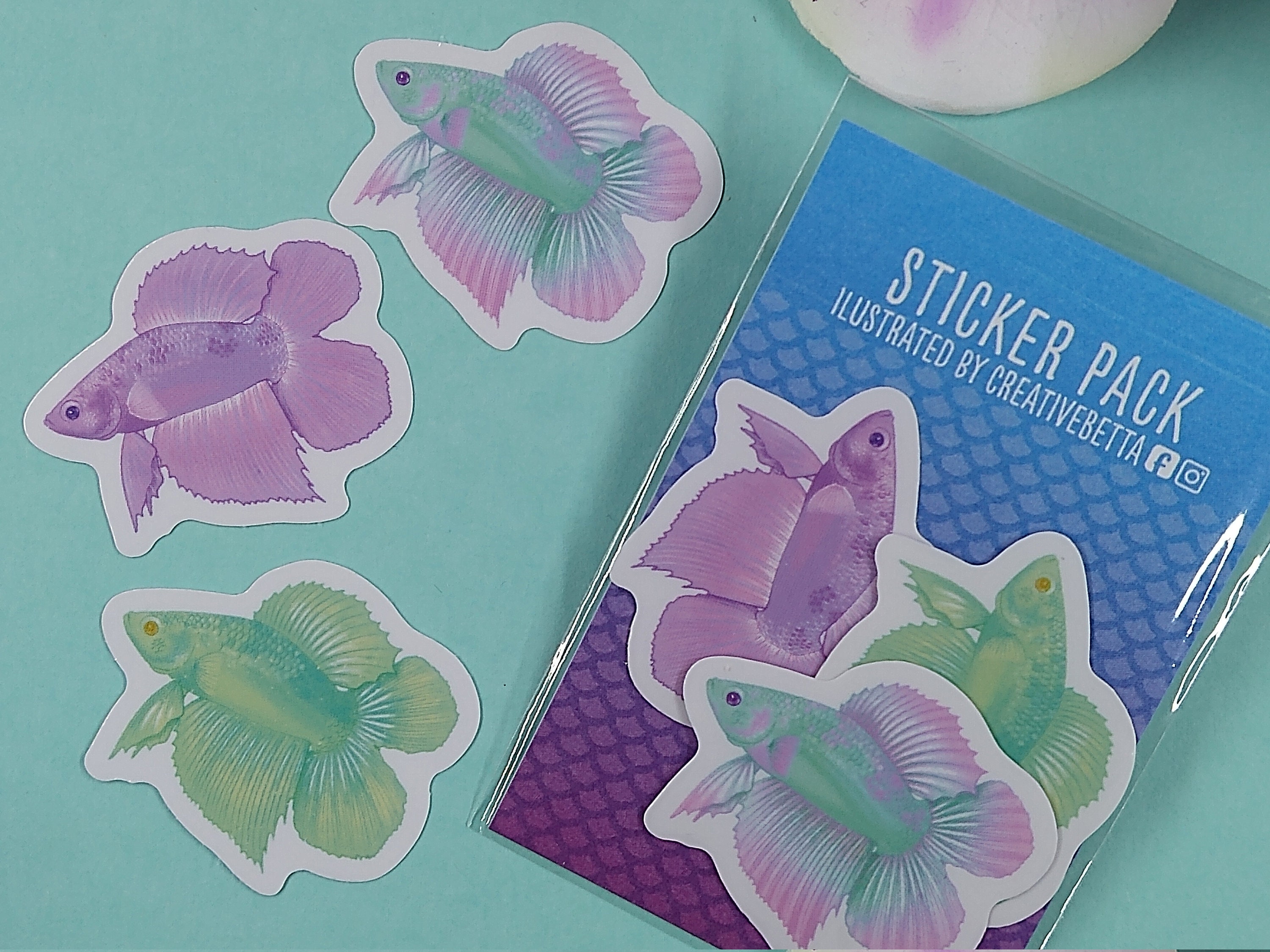 Waterproof Sticker Betta Lover Holographic Sticker Gift for Betta Fish Lover 1.5in Rainbow Holographic Vinyl Betta Fish Sticker Pack Waterproof Sticker Betta Lover Holographic Sticker Gift for Betta Fish Lover 1.5in Rainbow Holographic Vinyl Betta Fish Sticker Pack