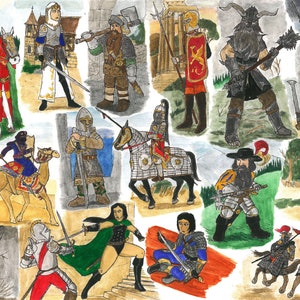 Fantasy Characters Poster