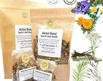 Natural Organic Herbal Mixture Tea Blend "JOINTS"of all natural 9 efficient and beneficial Herbs (100g/3.53 oz.)