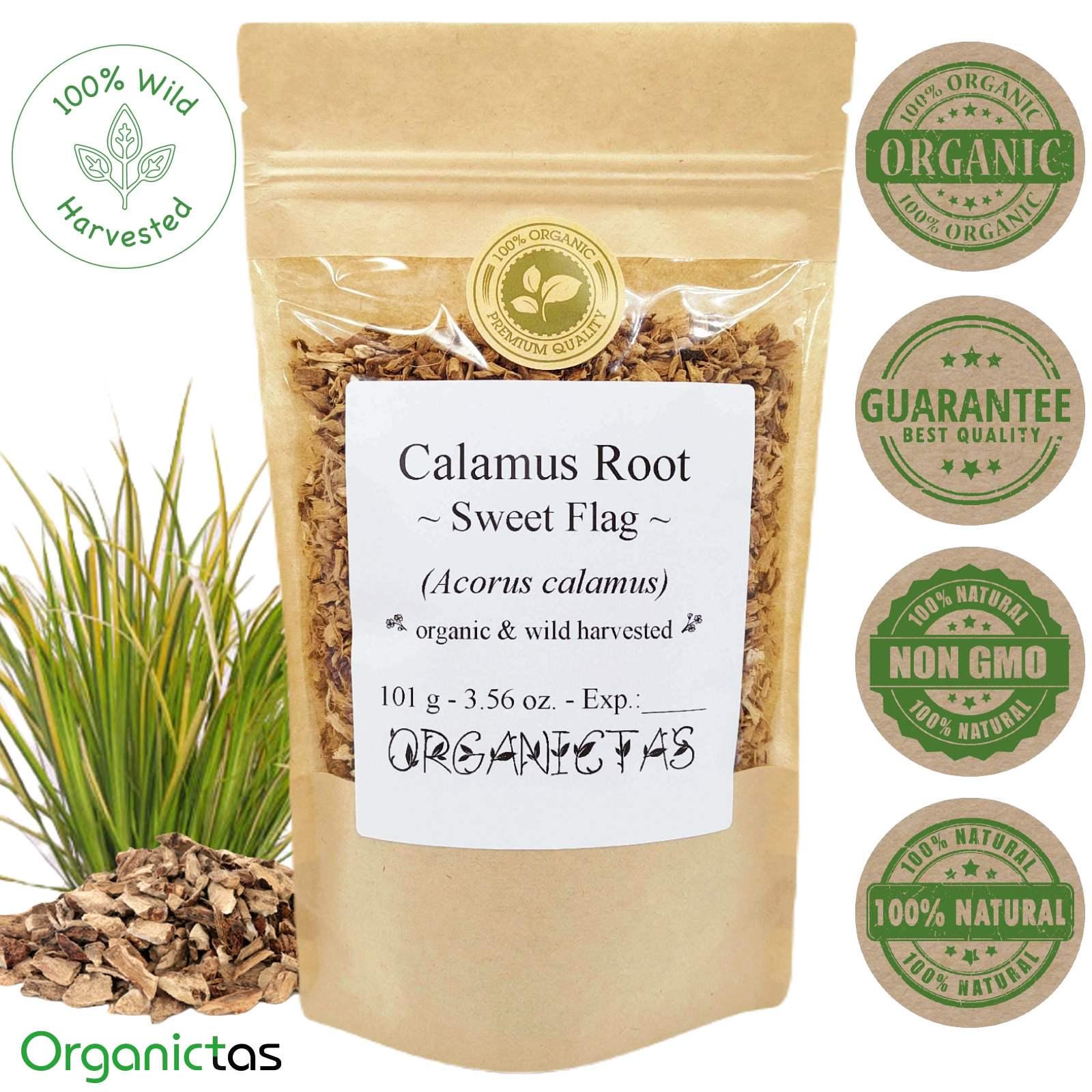 Racine de calamus, herbe / thé (Acorus de calamus) en vrac, rhizome biologique, Sweet Flag, qualité supérieure d'Europe - Racine de calamus, racine de drapeau, ambiotique