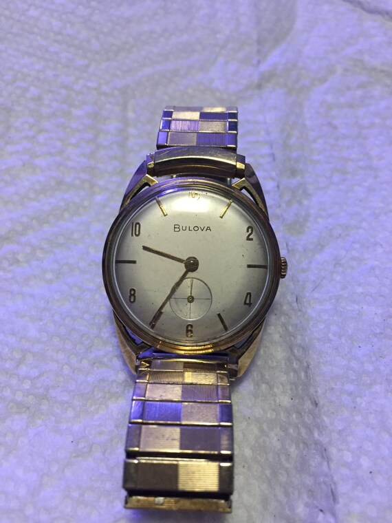 Vintage 1960s Bulova Mens Watch
