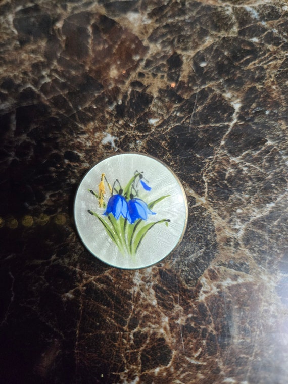 Vintage 1960s - 1970s Norwegian Guilloche Enamel … - image 3