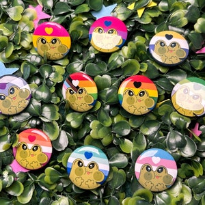 Stolz Frosch Pin zurück Buttons