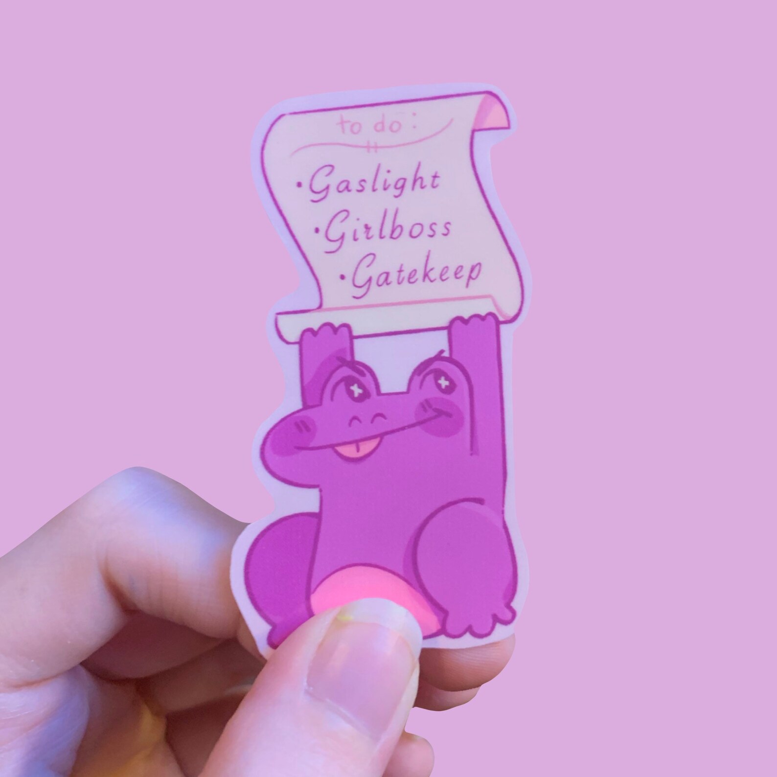 gatekeep gaslight girlboss