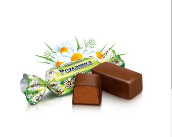 1kg Chocolate Candy Ukrainian Sweets ROSHEN Chocolate Candy "Romashka (Daisy) " 1000g