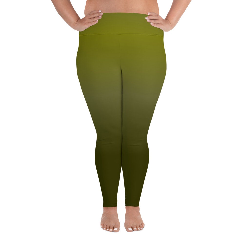 Plus Size Leggings More Colors Styles Green Army