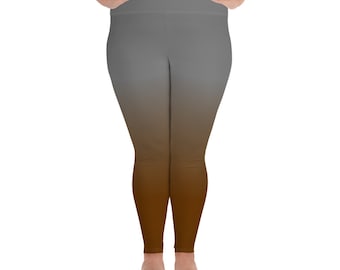 Plus Size Leggings Hero More Colors Styles Brown Gray