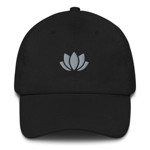 Embroidered Baseball Hat Cap Lotus Dad hat More Styles Colors