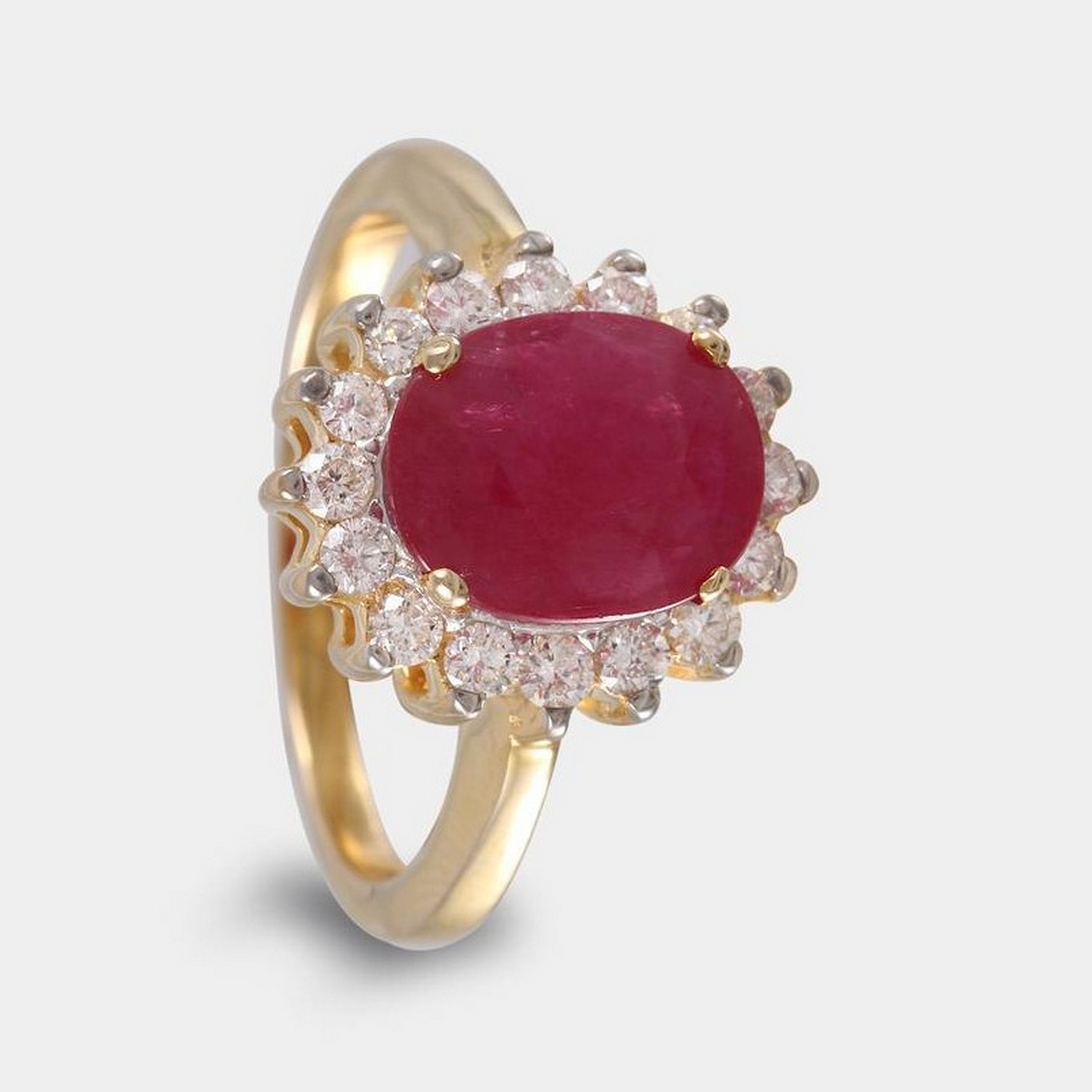 Ruby Ring 925 Sterling Silver Anniversary Ring Vintage Etsy