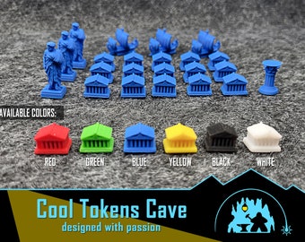 One Player Upgrade Set for Concordia (22pcs)