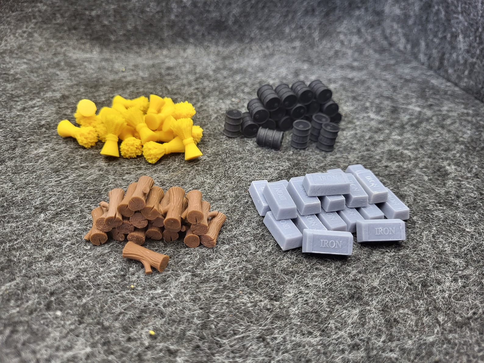 Realistic Resource Tokens Kit Compatible With Scythe Board Game (80 Pcs ...