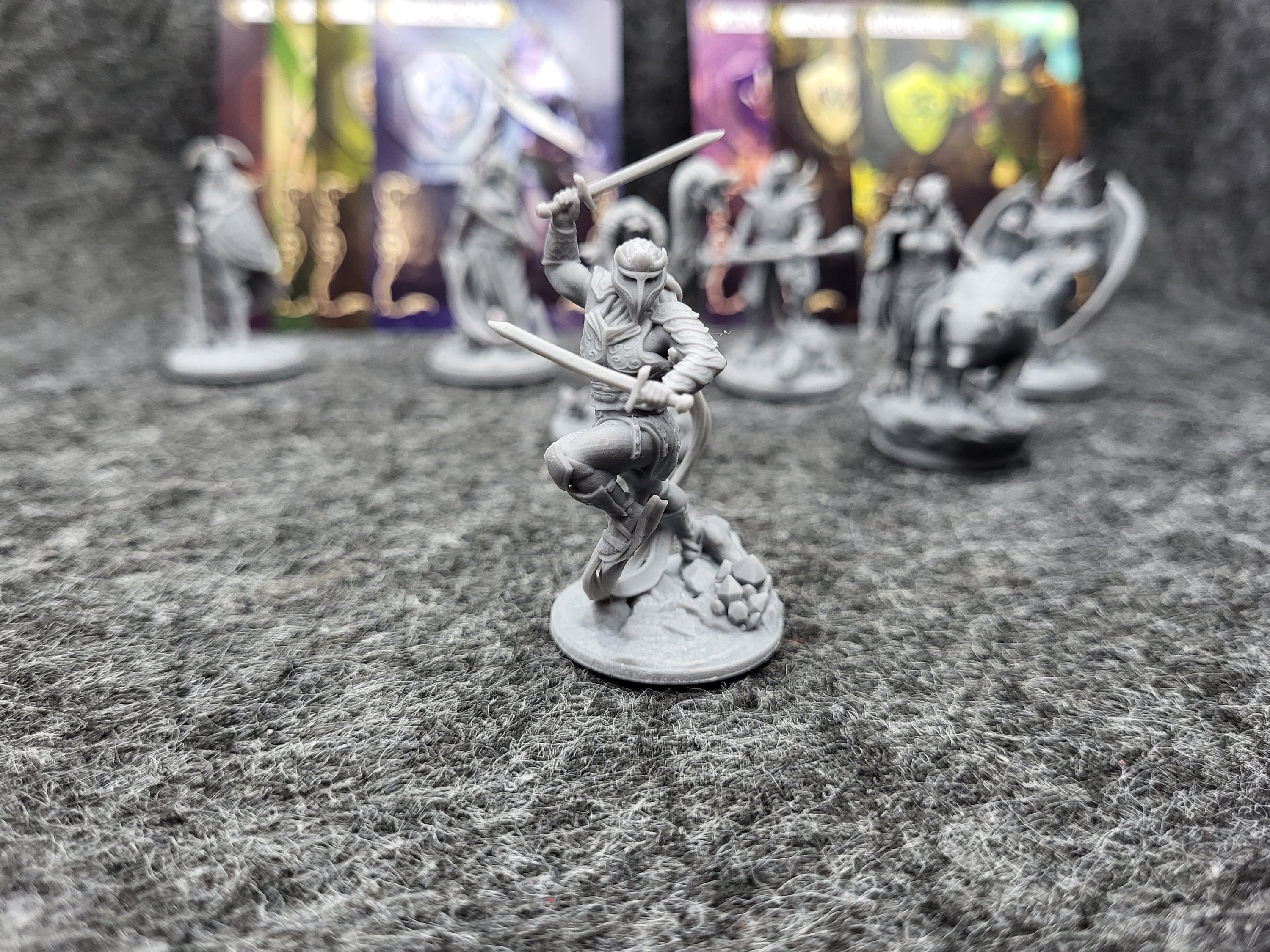 JEU KNIGHT FLANNEL GREY KNIGHT 馬ペーパーウエイト Mage Knight Full Hero Set /alternative Genders Minis/ (7pcs) - Etsy