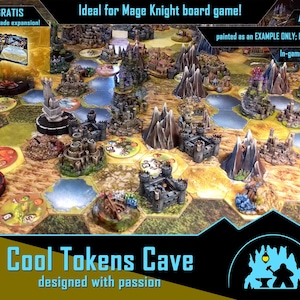 Mage Knight "All in" 3D terreinset (91 stuks) + mini-uitbreiding GRATIS!