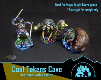 Mage Knight Expansion Set minis (3 pièces)