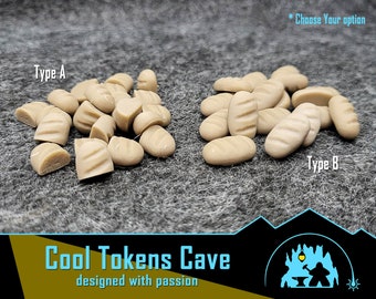 Food / Bread tokens for boardgames