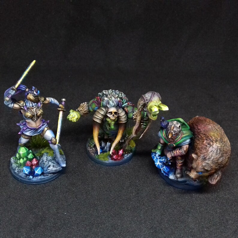 Mage Knight Expansion Set minis / Figurki z dodatków Mage Etsy