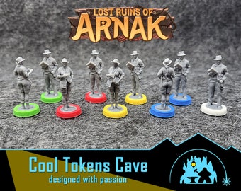 Archaeologist / Explorers for Lost Ruins of Arnak (8 pcs or 9 pcs)