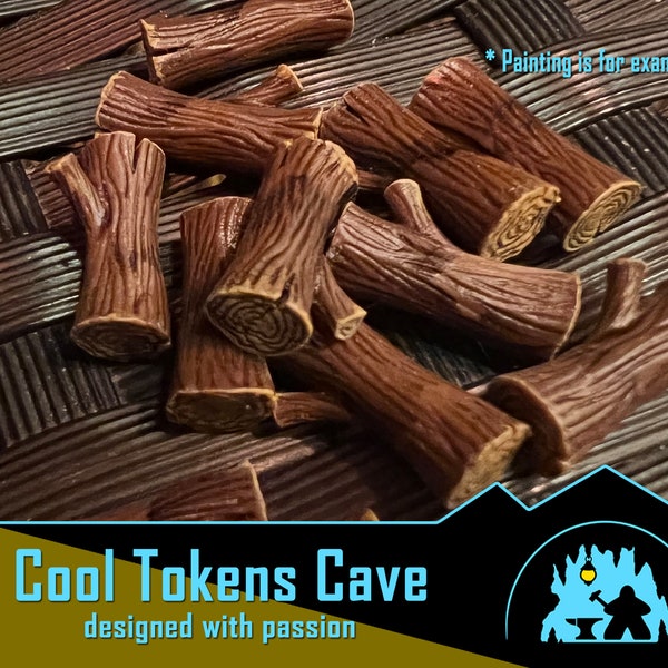Wood log token