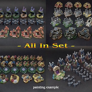 Mage Knight "All in" 3D terrain Set (88 pcs)