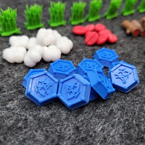 Realistic Resource Tokens Kit Compatible With Brazil Imperial Board ...