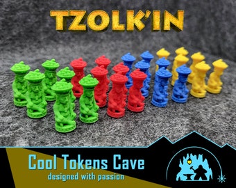 Mayan Workers can be used in Tzolkin: Boardgame