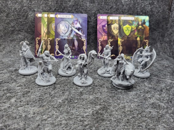 Mage Knight Full Hero Set /alternative Genders Minis/ (7pcs) - Etsy