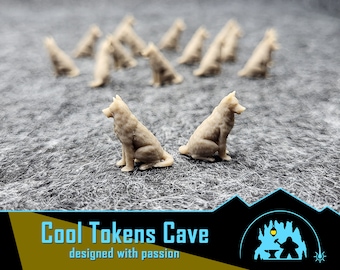 Animal Token - DOG Ideal for Caverna Boardgame