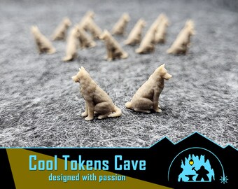 Animal Token - DOG Ideal for Caverna Boardgame
