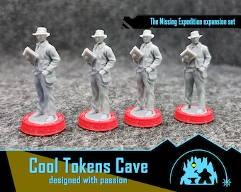 Archaeologist / Explorers for Lost Ruins of Arnak &quot;The Missing Expedition&quot; (4 pcs)
