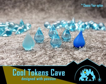 Water Drop tokens ///perfect for Dune: Imperium or Barrage ///
