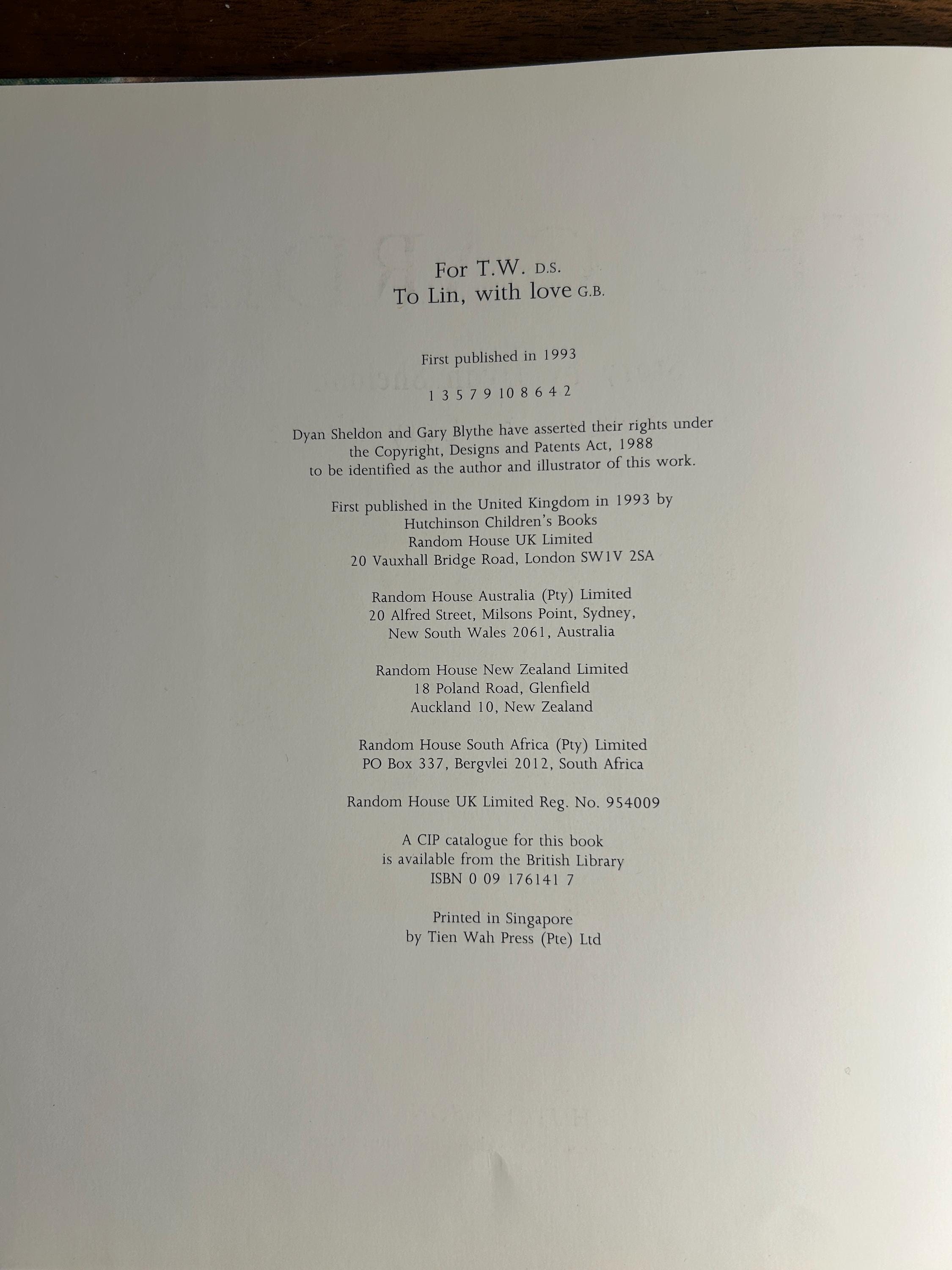 The Garden by Dylan Sheldon & Gary Blythe 1993 - Etsy