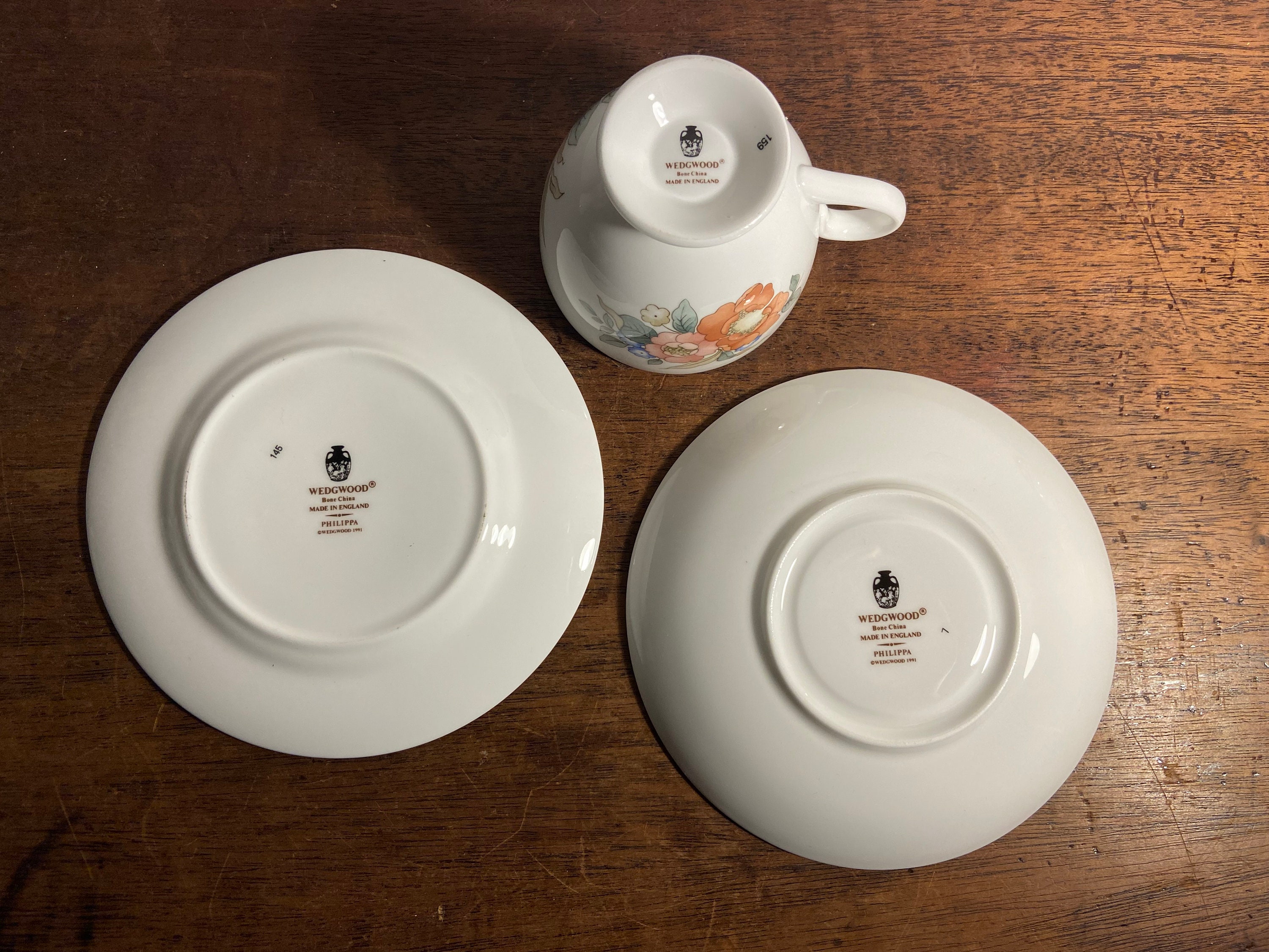 WEDGWOOD PHILIPPA トリオ4客