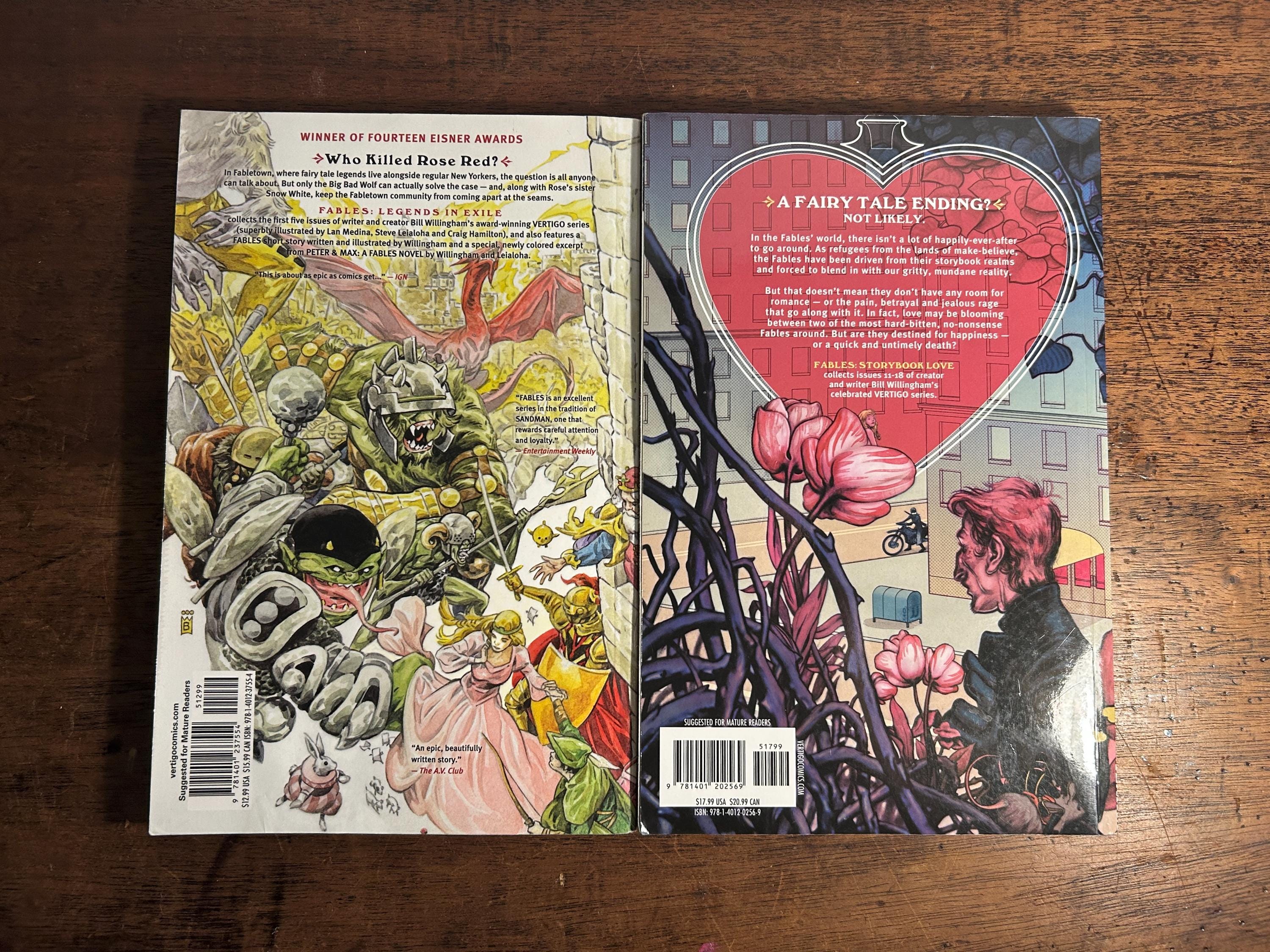 Fables Comic Books - Legends in Exile, Storybook Love - Etsy Israel