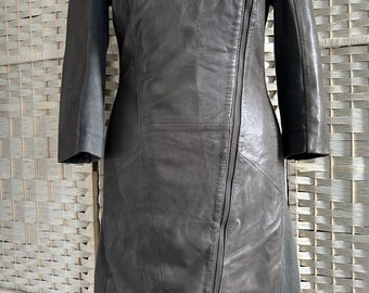 knee length dresses for ladies As by DF The Lbd Upcycled Leather Dress main image 0