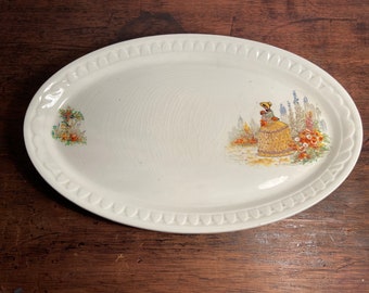 Barratts of Staffordshire Crinoline Lady Platter