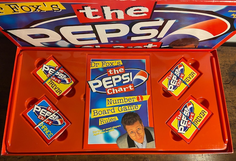 The Pepsi Chart Boardgame - Etsy