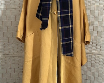 Avoca Collection Pure Wool Cape Coat XL, UK 18-22 - Etsy