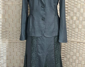 Per Una 100% Linen Skirt Suit size 12/14*