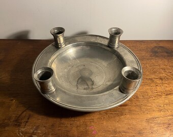 Kenneth Turner Pewter Candleholder/Centrepiece